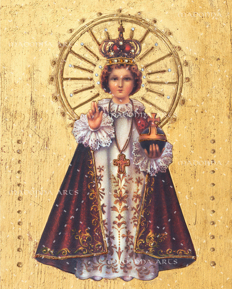 The Infant of Prague Card