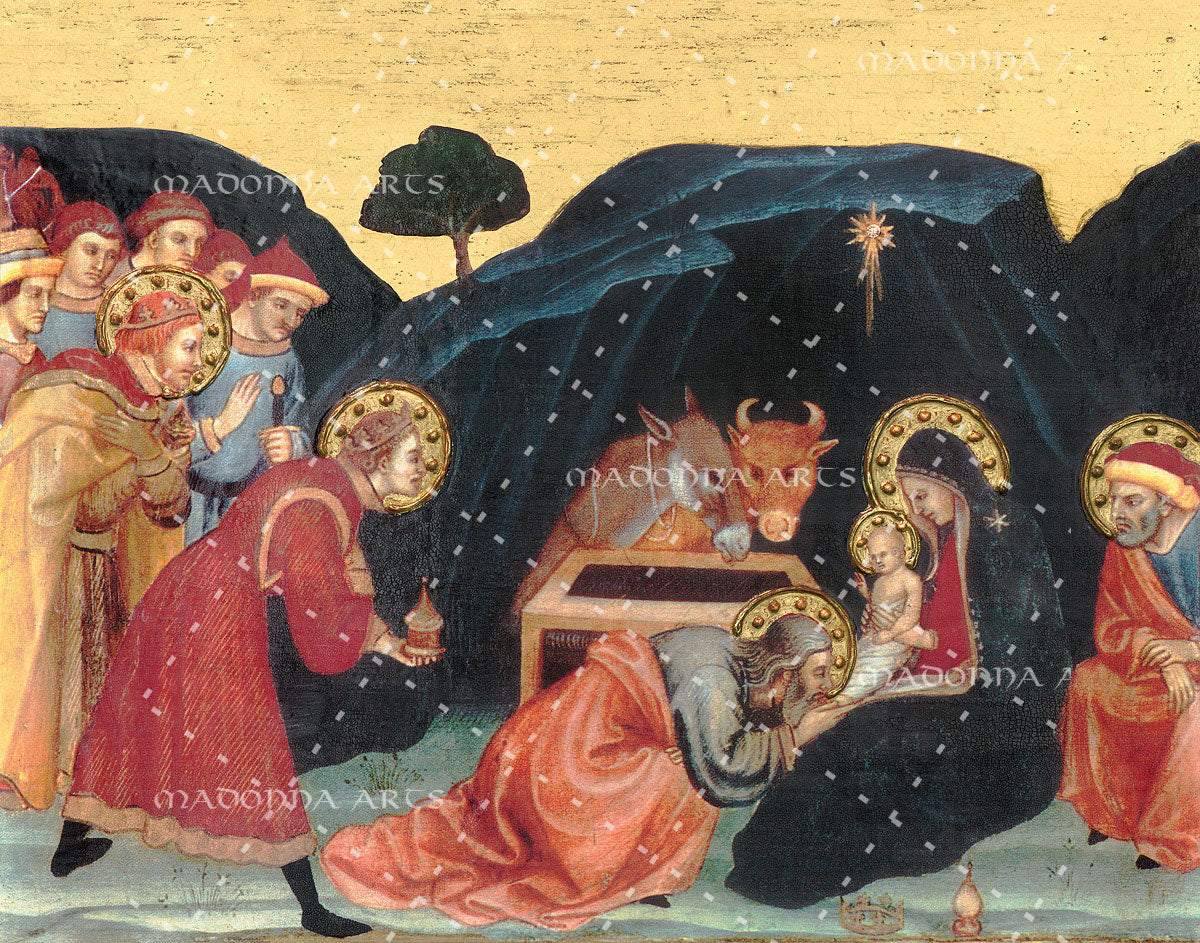 Adoration of the Magi Card