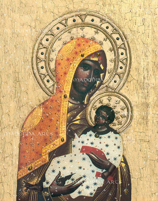 Black Madonna of Breznichar Card