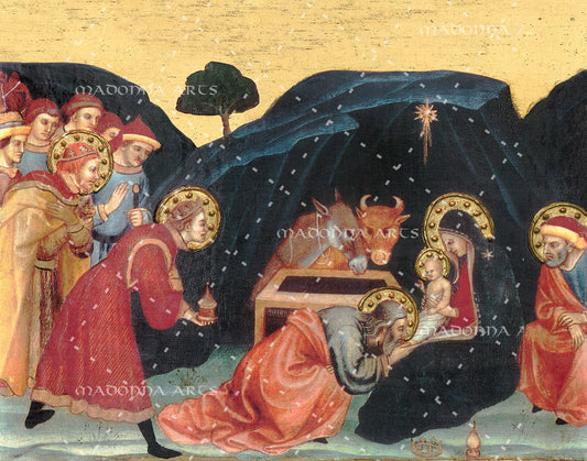 Adoration of the Magi Card